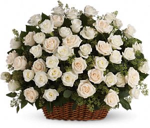 Bountiful rose basket