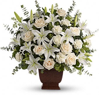 Loving lilies and roses bouquet